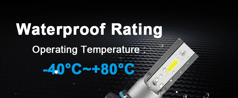 HLXG led A5 mini size slient fan H4 H7 led car headlights H11 9005 900611