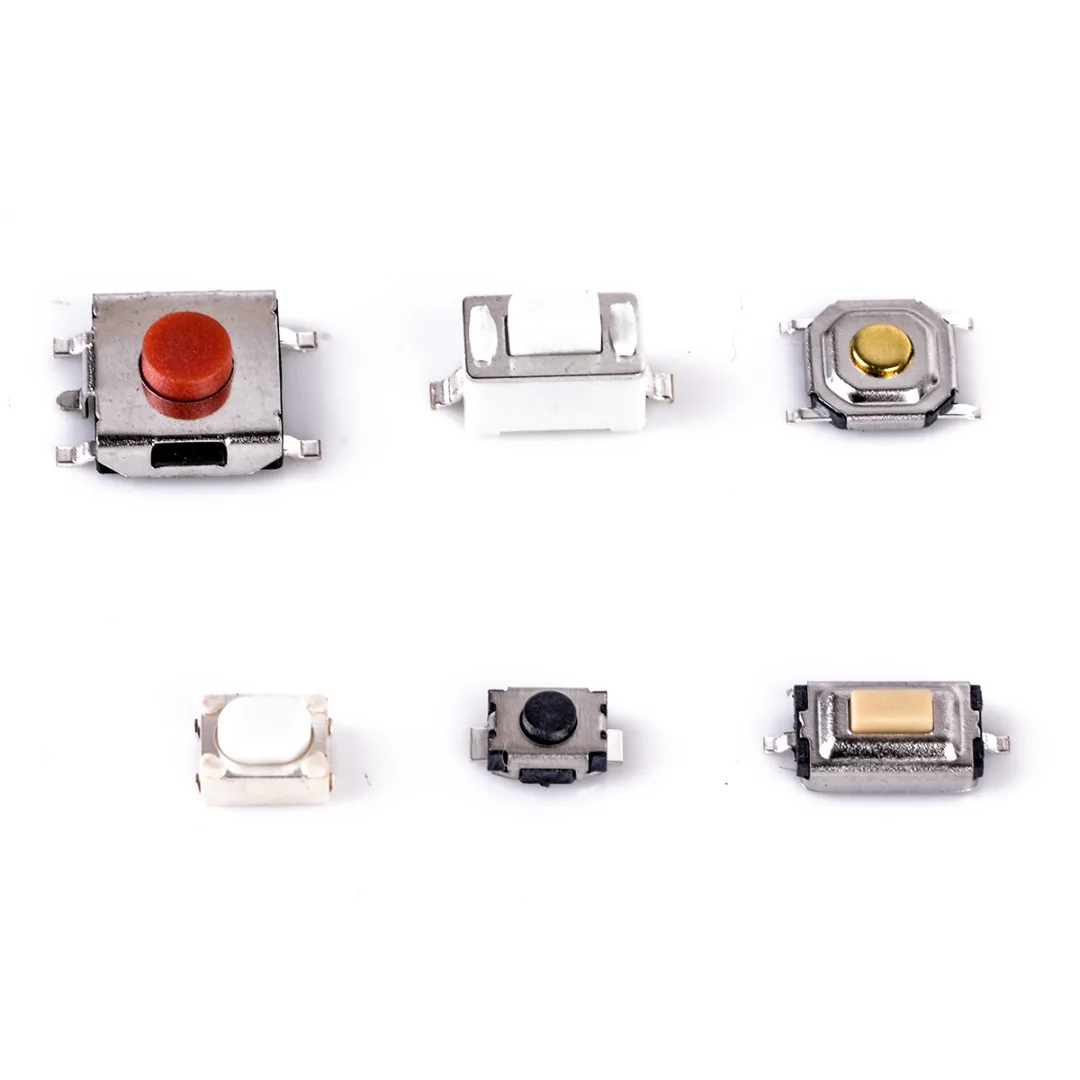 250pcs/box Mixed Tactile Touch Push Switch Kit 10 Types Mayitr Car Remote Control Button Microswitch For Electronic Products