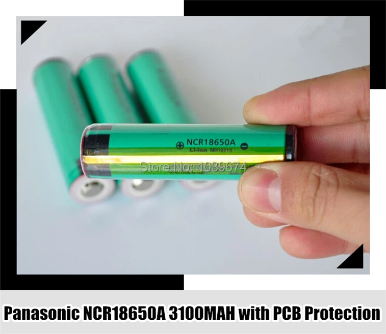 FedEx для Panasonic NCR18650A с печатной платой 3100mah 18650 3,6 V 3,7 V динамическая литий-ионная аккумуляторная батарея