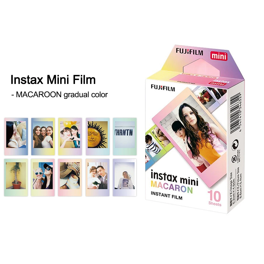 Подлинная 10-100 листов цветная пленка Fuji Instax пленка Fujifilm Instax Mini 8 пленка для 7 7s 8 9 50s 7s 90 25 Share SP-1 SP-2 3 камеры