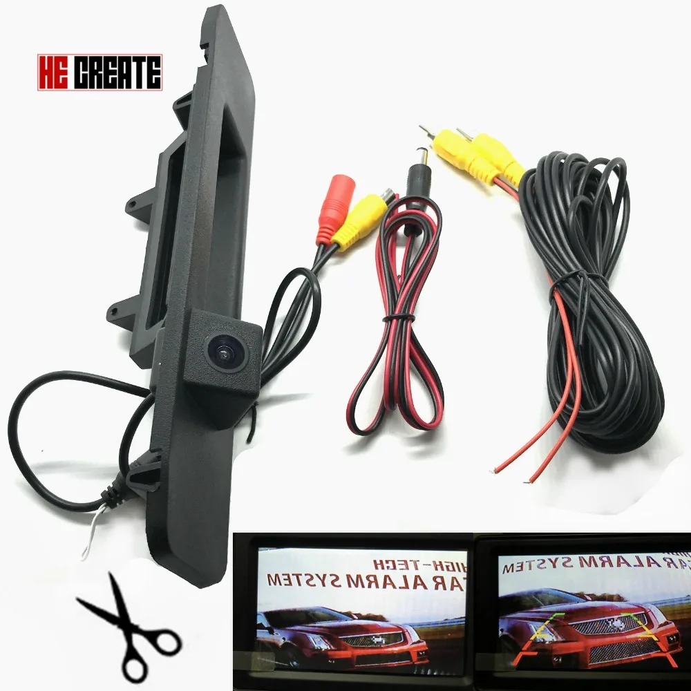 

HE CREATE Trunk Switch Back Door Handle Camera HD CCD Car Rear View Camera Reversing Camera For Mercedes C W205 C180 C200 C260