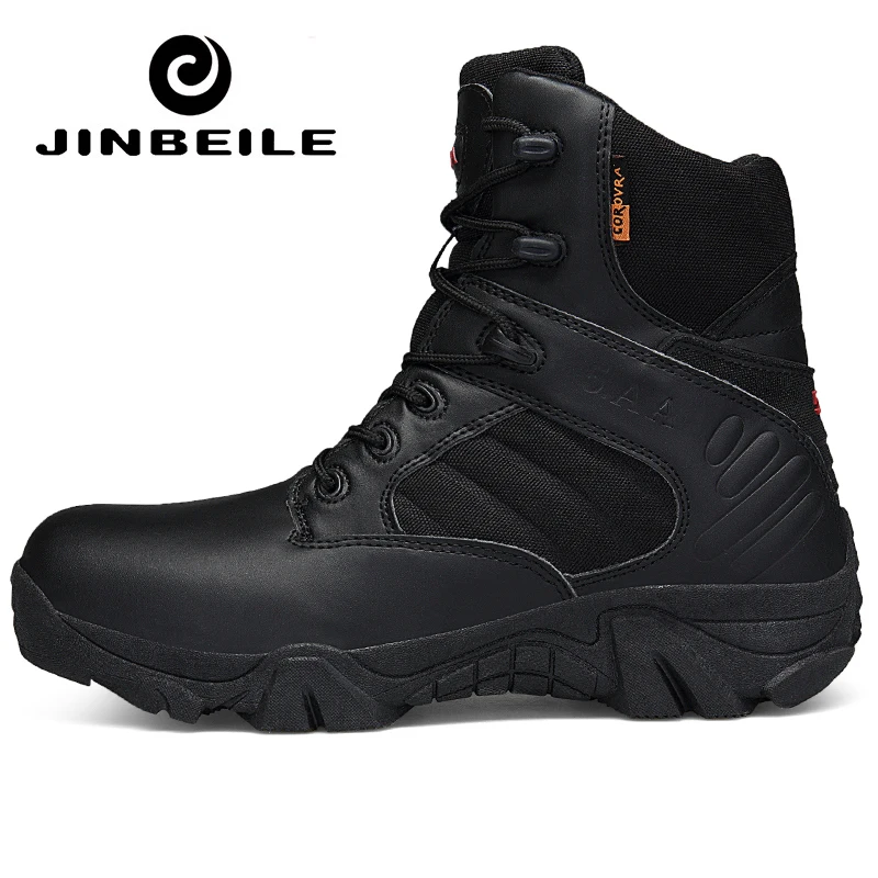 

New Outdoor Black Army Boots Men's Military Desert Tactical Boots Shoes Autumn Hiking Combat Ankle Boots Botas Tacticos Zapatos