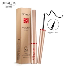 1 шт. черная макияжная подводка для глаз, сохраняющая цвет, плотная, долговечная, водостойкая, жидкая подводка для глаз, подводка для глаз BIOAQUA, карандаш, карандаш