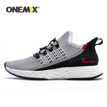 

ONEMIX 2020 Vulcanize Tennis Shoes Men Sneakers Summer Trainers Lightweight Reflective Outdoor Sports Casual Trekking Shoes