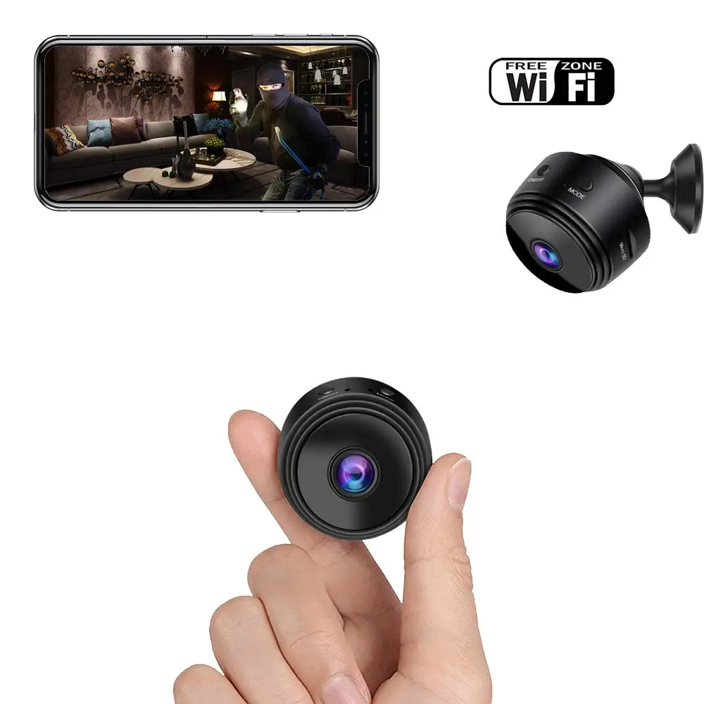 

A10 Micro WIFI Mini Camera HD 1080P With Smartphone App And Night Vision IP Home Security Video Cam Bike Body DV DVR