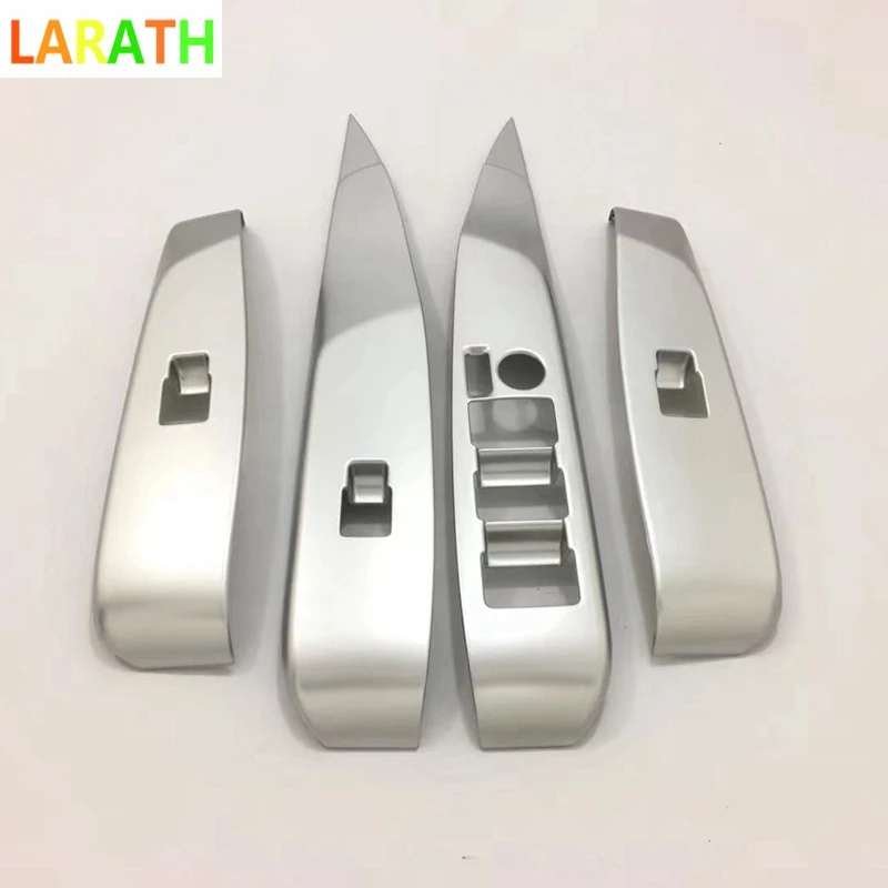 

Top Quality car Armrest Lift Button inner door Window glass switch panel cover trim 4pcs For Toyota Camry XV70 2018 2019