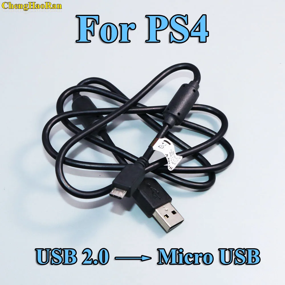 

ChengHaoRan Original New For Sony PS4 micro usb charging Cable EC450 Double magnetic ring Android mobile phone USB data line