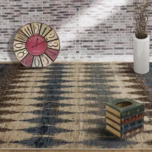 Большой размер, американский стиль, серый утолщенный ковер для гостиной, геометрический прикроватный ковер, домашний декоративный коврик для офиса