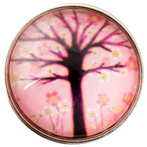 

D02424 different color cheper newest tree newest rivca stone snap for 18mm bracelet jewelry