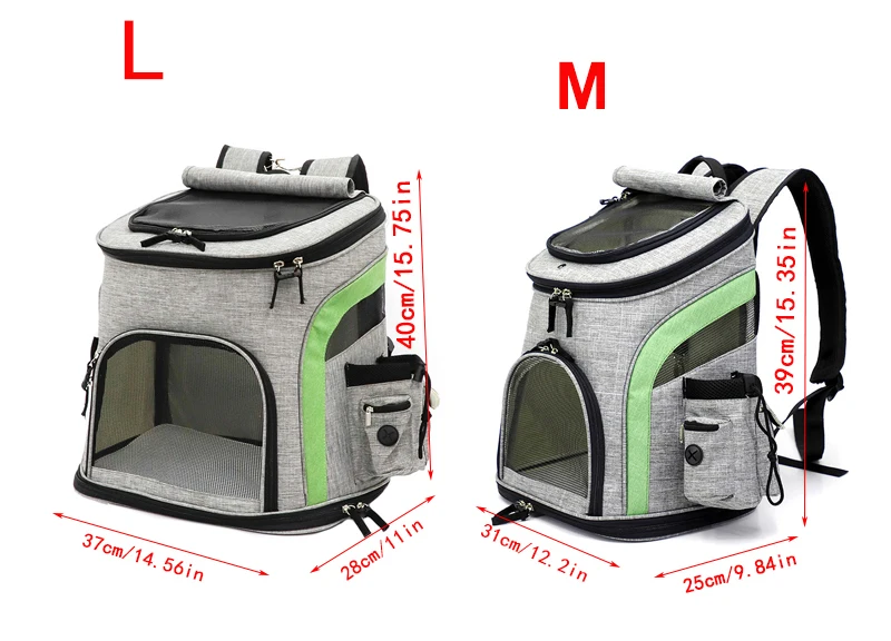 Портативный дышащий рюкзак для домашних животных для собак путешествия на открытом воздухе щенок автомобиль переноска для домашних животных ткань Оксфорд большой емкости Собаки Сумка L M