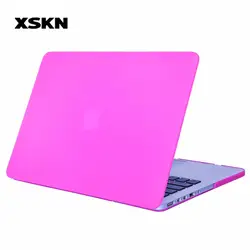 XSKN матовая прорезиненный пластиковый жесткий чехол для Macbook 12 дюймов с retina дисплей Модель A1534/Для Multi Touch Bar 13 15
