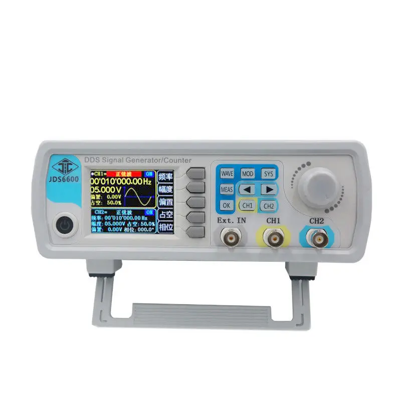 

Juntek Jds6600-60M 60Mhz Signal Generator Digital Control Dual-Channel Dds Function Signal Generator Frequency Meter Arbitrary