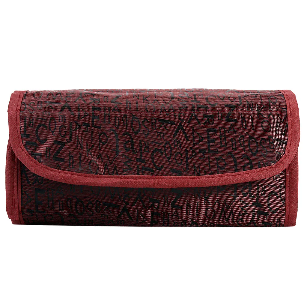Phil-Bag Store складная сумка для пельменей женская косметичка Большая вместительная прозрачная сумка для хранения#20 - Цвет: Red