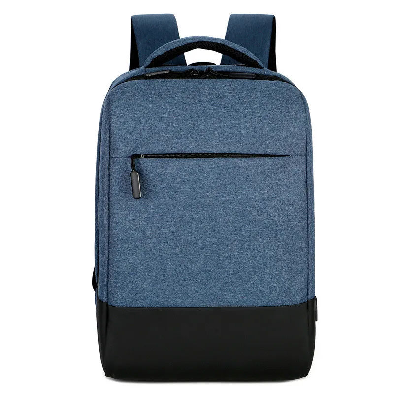 Деловой мужской рюкзак, модная Женская Студенческая сумка, большая вместительность, компьютерная Дорожная Спортивная Сумка для старшеклассников, студентов, повседневная сумка - Цвет: Синий
