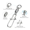 DONQL 10/20/50pcs Fishing Swivels Connector Interlock Snap 0#-6# Strong Ball Bearing Rolling Swivel Link Fishing Accessories ► Photo 2/6