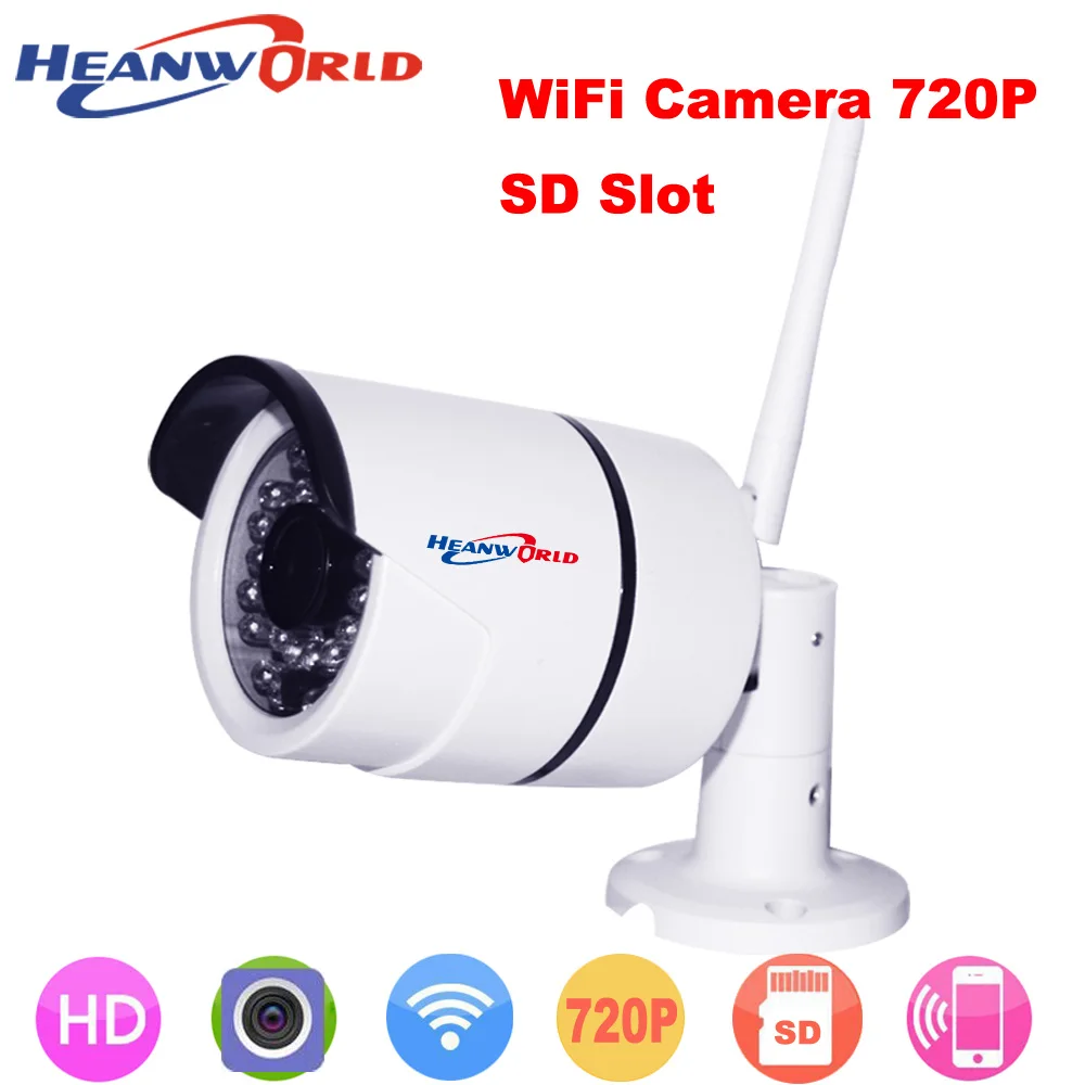 Heanworld водостойкая мини Wi-Fi ip-камера Поддержка micro SD карта CCTV веб-камера сетевое наблюдение камера безопасности с широким углом