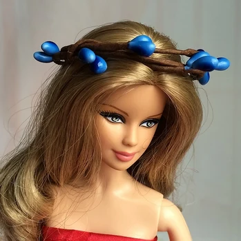 

10pcs/20pcs Imitation flower rattan garland wristband bracelet Headwear DIY Accessories For Barbie Toy Doll Gift Decorate Room