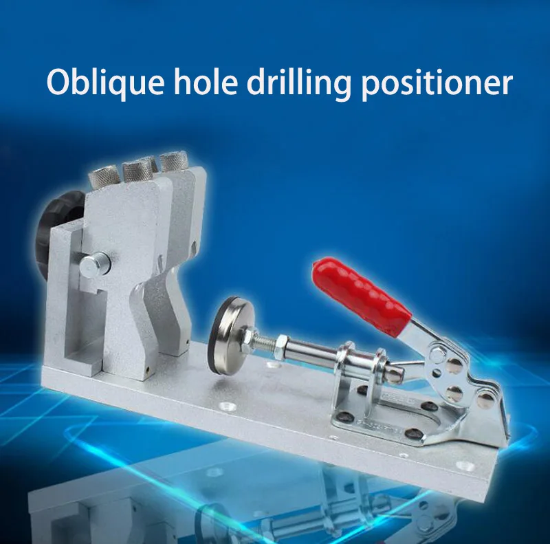 

1 set aluminum alloy inclined hole drilling positioning fixture woodworking tool woodworking fixture