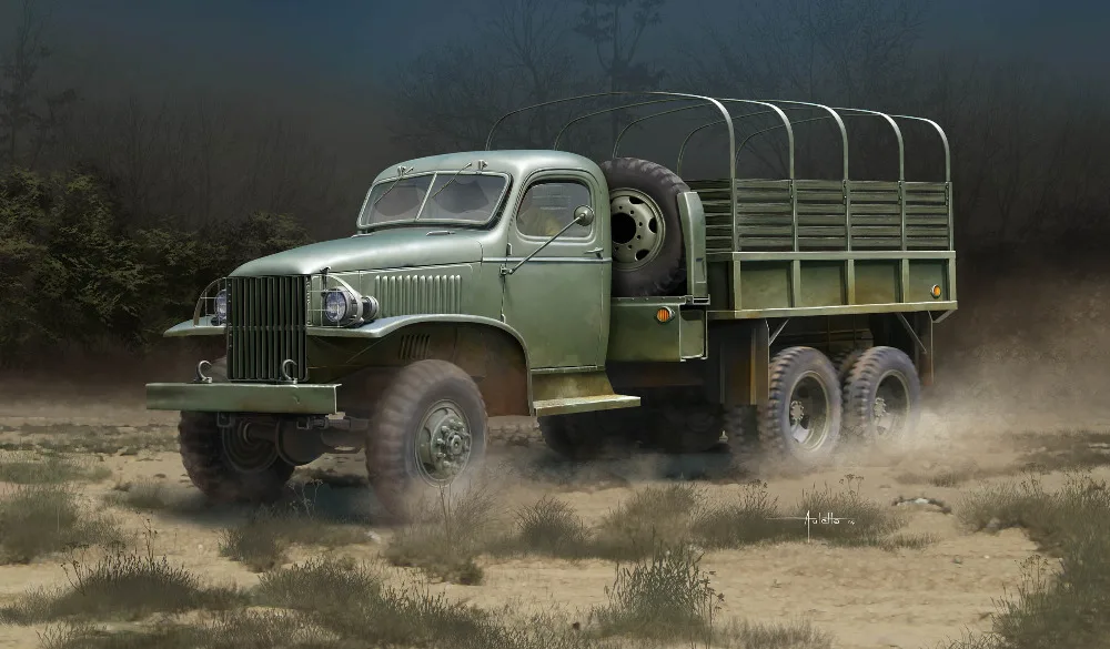 HobbyBoss model 83831 1 35 US GMC CCKW 352 Steel Cargo Truck