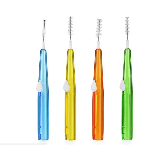 8Pcs/Pack Interdental Brush Dentistry Teeth Whitening Toothbrush