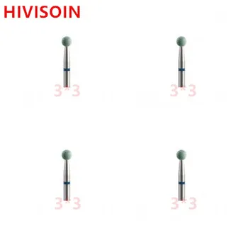 

4Pcs/Lot Profession3*3 Lab Dental Diamond Turbo Grinder and Ceramic Diamond Stone and Zirconia Diamond Burs Dental Equipment