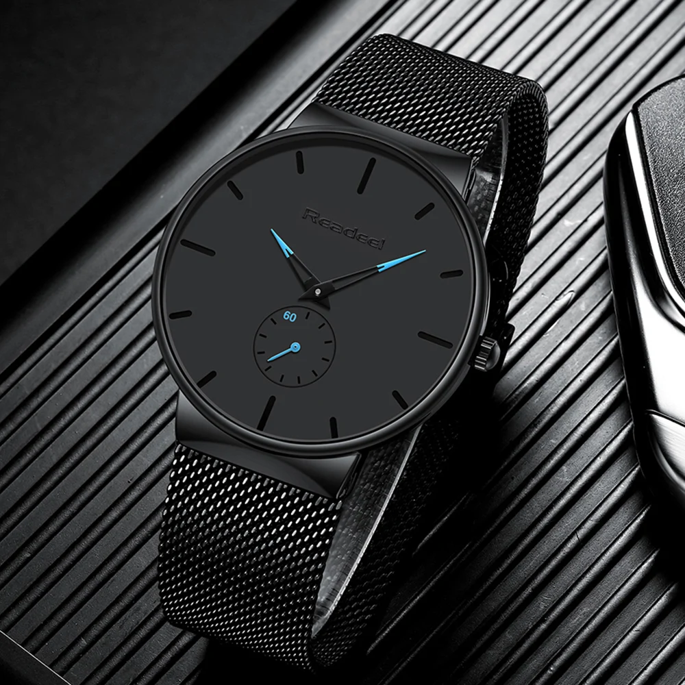 Stylish Mens Ultra Thin Sports Watch