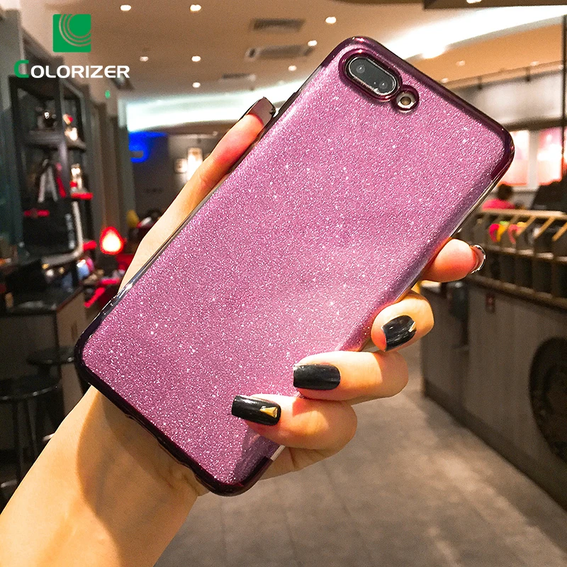

Luxury Plating Phone Case For Huawei P20 Pro Lite P10 P9 Plus Soft TPU Glitter Back Cover For Mate 20 10 9 8 Pro Honor 10 9 8X
