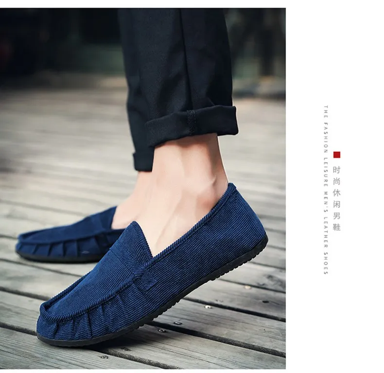 Новые мужские весенне-осенние удобные нескользящие парусиновые туфли; летние мужские модные дышащие повседневные туфли; Тканевая обувь в Пекинском стиле