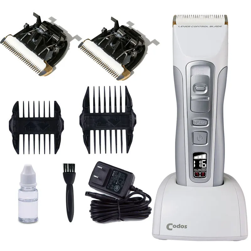 

Codos CHC961 Professional Rechargeable Hair Trimmer Ceramic Titanium Cutter Electric Hair Clipper Barber Shaving Cutting Machine