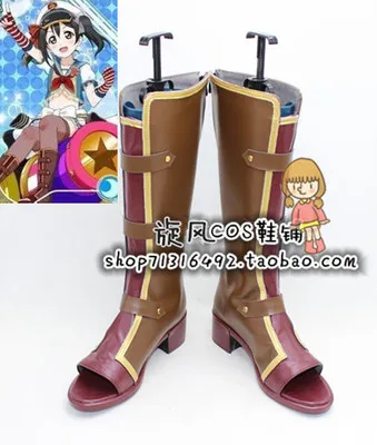 LoveLive! Love Live Nozomi Tojo Navy Halloween Sailor Cosplay Boots Costume Shoes LoveLive! Love Live Nozomi Tojo Navy Halloween Sailor Cosplay Boots Costume Shoes