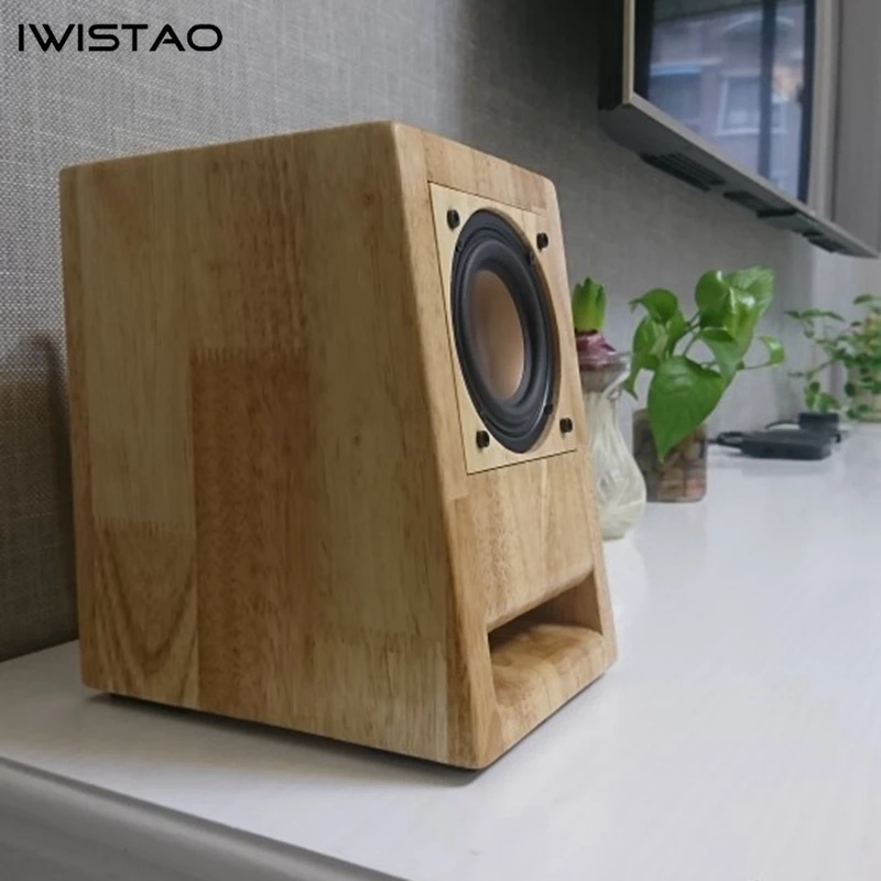 IWISTAO HIFI динамик пустой шкаф готовой лабиринт структура с дубовым деревом для 3/4 дюймов полный спектр динамик блок DIY