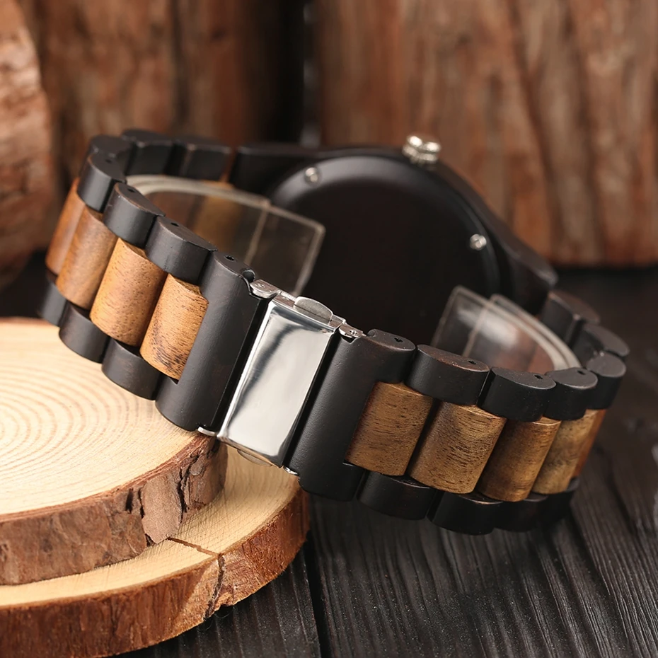 Minimalist Retro Full Wooden Watches Women Men Bamboo Wood Bracelet Fashion Creative Quartz Wristwatch Handmade Gifts Clock Hour 2018 (10)