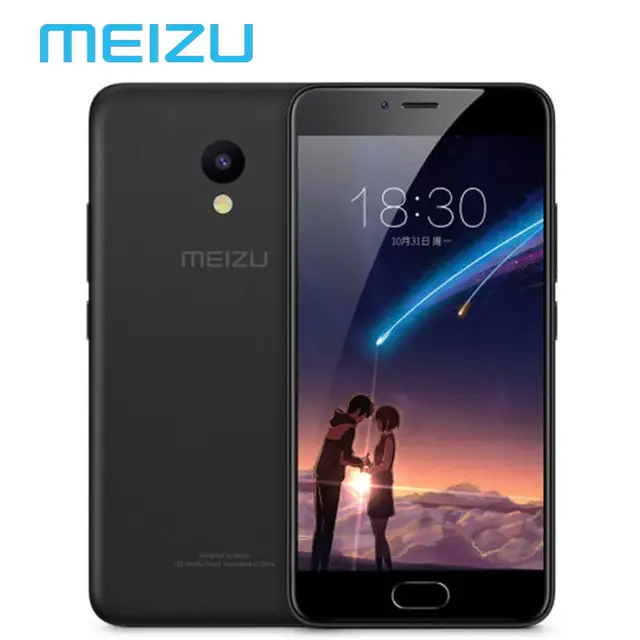 Оригинальный Meizu M5 M611H Глобальный Версия 3 ГБ 32 ГБ Мобильный Телефон MTK MT6750 Octa Ядро 5.2 "Сотовой Dual SIM 13.0MP ОТА