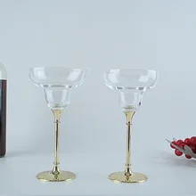 Хрустальные Коктейльные стеклянные Позолоченные подставки из нержавеющей стали бытовые предметы принадлежности для кухонного бара Коктейльные Вечерние стеклянные стаканы