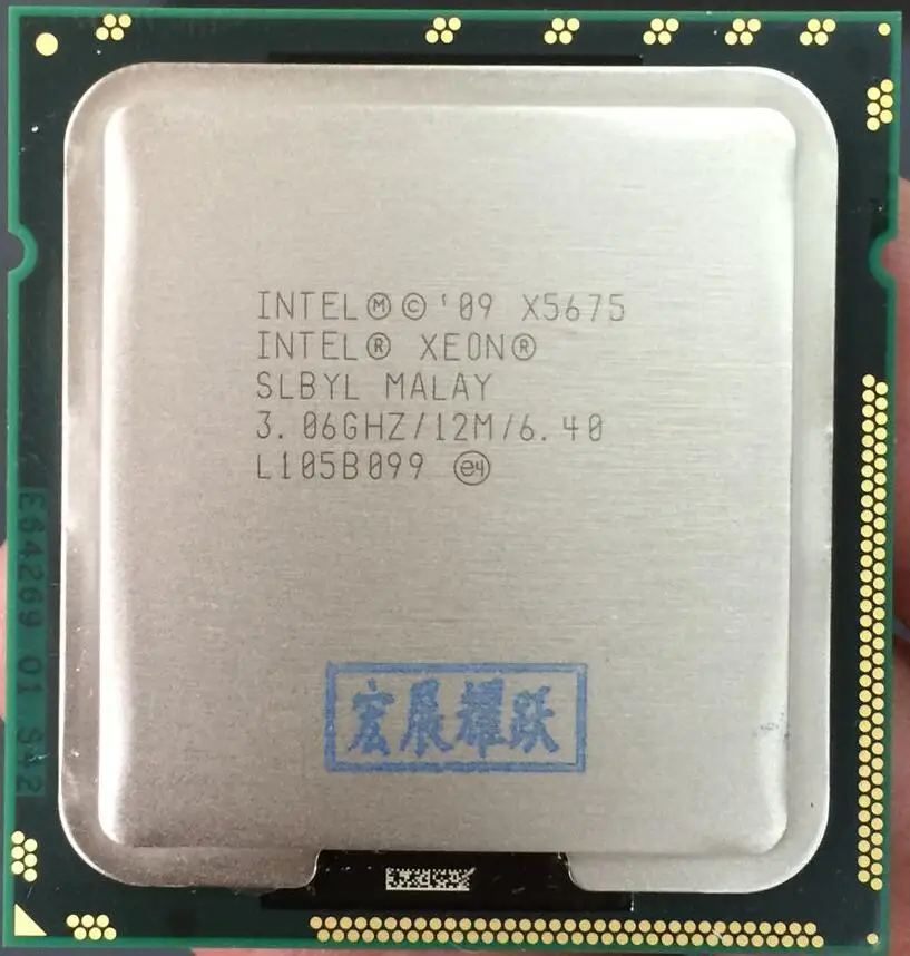 cpu for gaming pc Intel Xeon Processor X5675 (12M Cache, 3.06 GHz, 6.40 GT/s Intel QPI) LGA 1366 Server CPU ryzen threadripper
