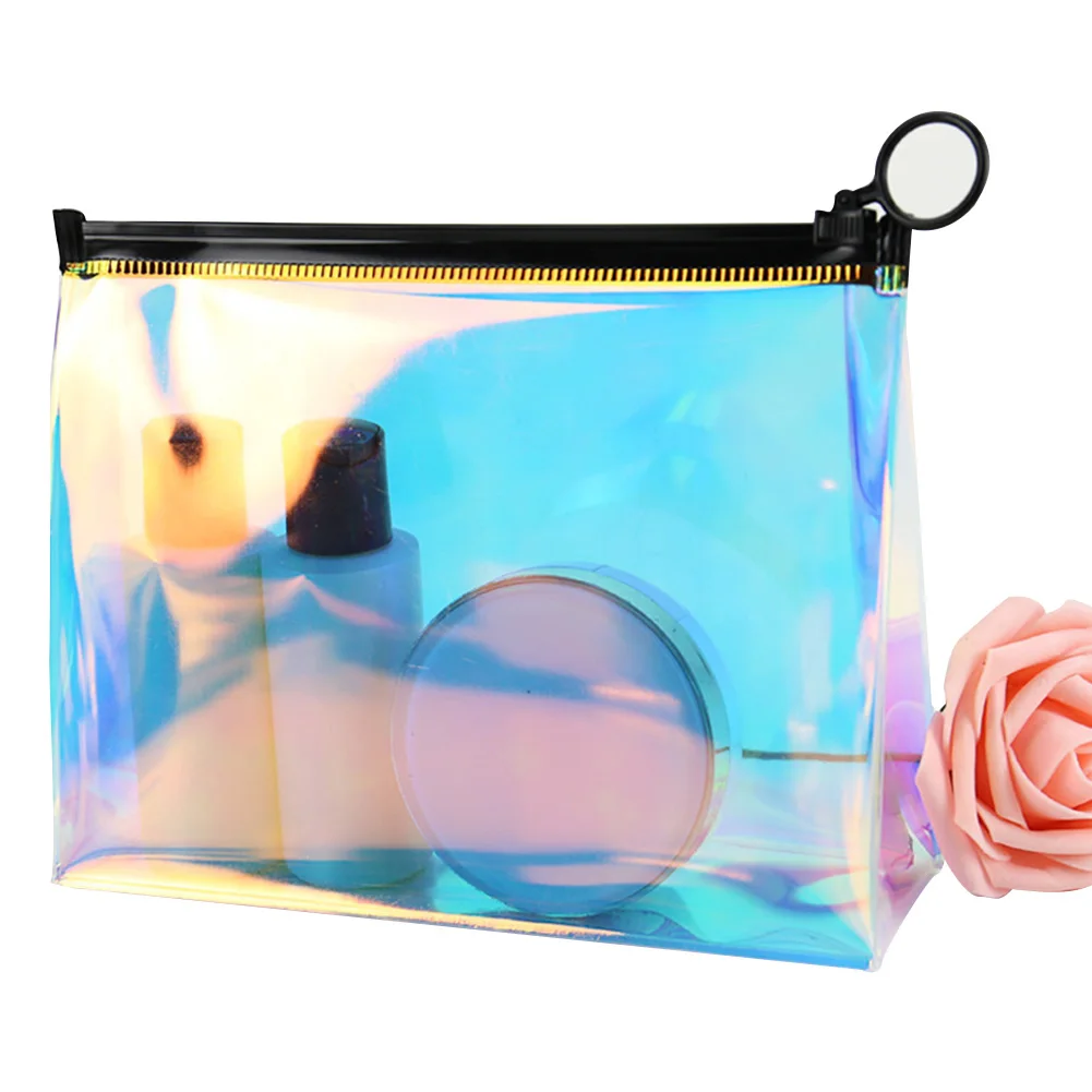 Косметичка для хранения, прозрачная портативная Водонепроницаемая женская сумка, сумка для макияжа, портативная Дамская туалетные Ершики, набор для мытья