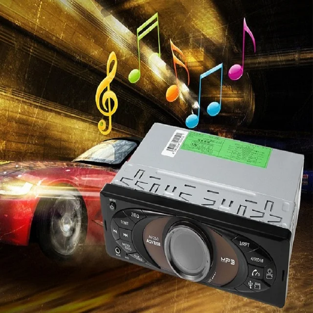 Special Offers Universal 12V 1 DIN In-dash Car Radio Audio Player Big Power Amplifier Bluetooth 2.1 + EDR Car Stereo FM Radio USB / TF Card 