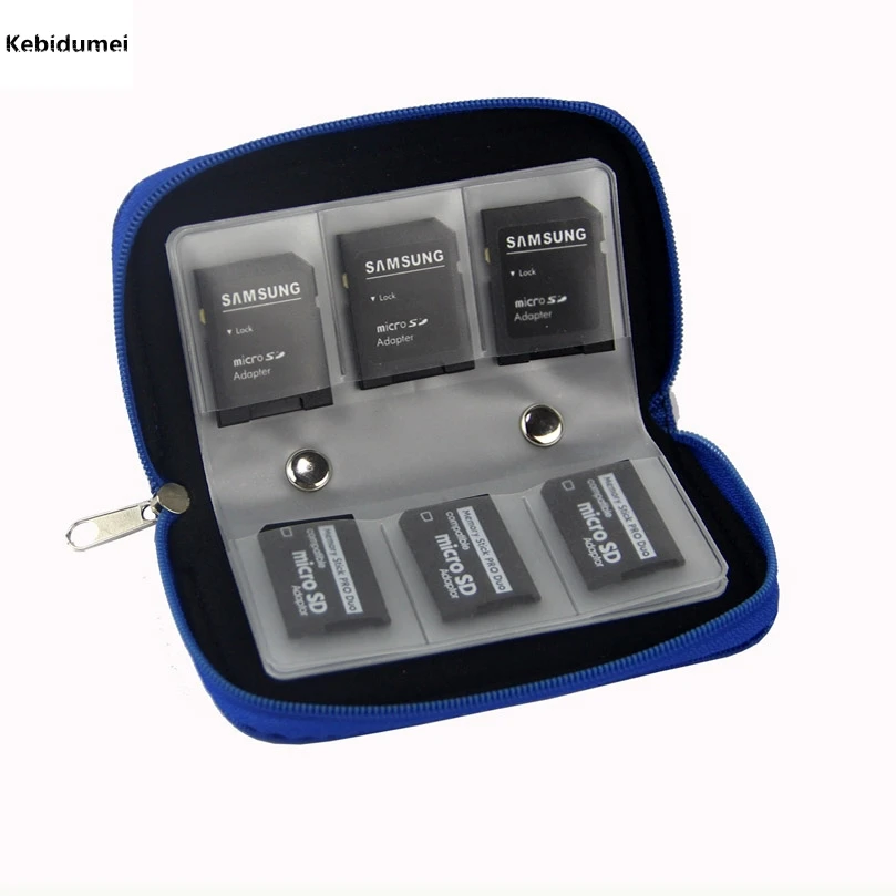 

Kebidumei Colorful SDHC MMC CF For Memory Card Storage bag Carrying Pouch Box Holder Protector for Memory card Micro SD Card
