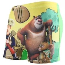 Детские плавки с рисунком медведя, милые плавки, купальный костюм для девочек, детская пляжная одежда летние для серфинга, купальный костюм