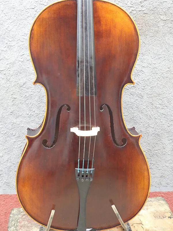 0805 15 Hand made Cello 4/4 Size Nice Workmanship antique old style