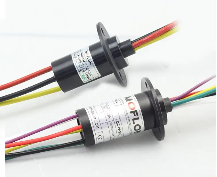 

MOFLON slipring electric slip ring 2 wires 20A capsule slip ring