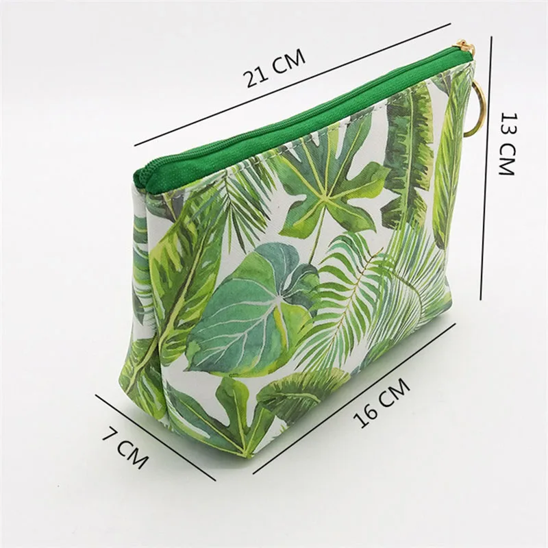 PU Leather Print Wash Cosmetic Bag Large Capacity Portable Travel Storage Makeup Bag PU Leather Print Wash Cosmetic Bag Large Capacity Portable Travel Storage Makeup Bag