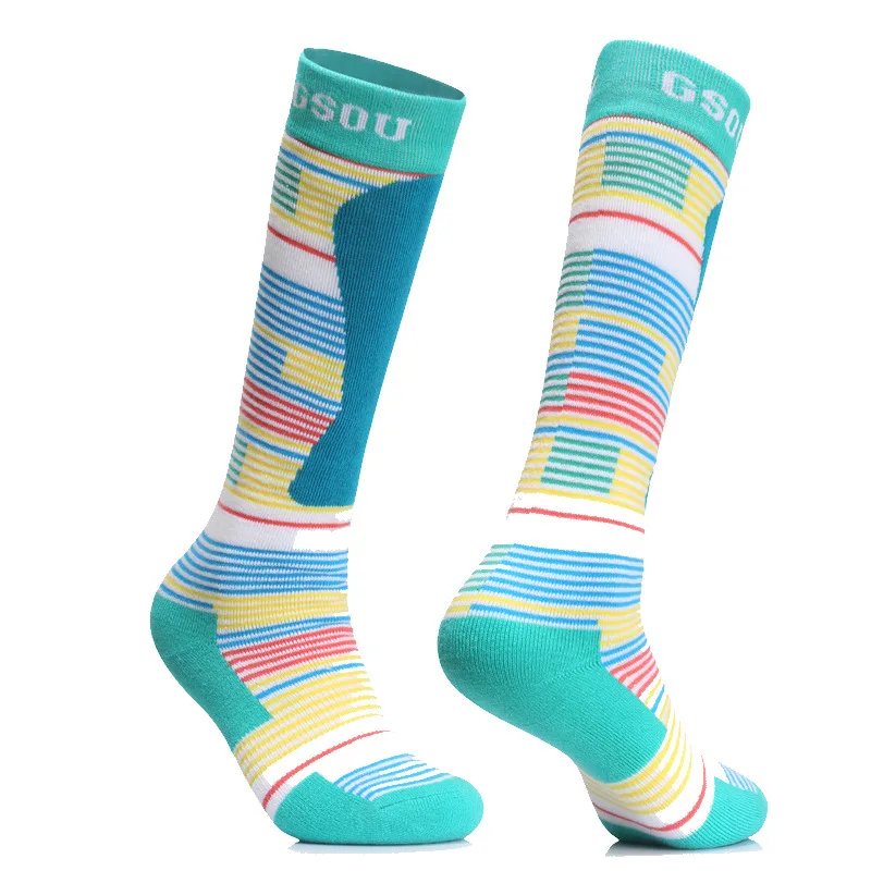 

GSOU SNOW stockings men and women lovers autumn and winter hiking socks warm socks high tube Ski Socks