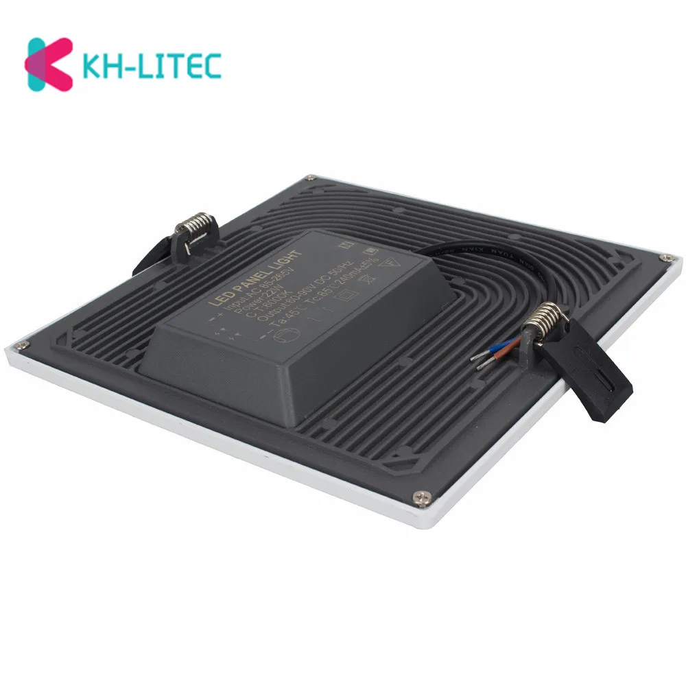 KHLITEC-Ultra-Thin-LED-Panel-Downlight-8W 16W 24W 32W-RoundSquare-LED-Ceiling-Recessed-Lights-Power-Supply-Included-SMD4014(2)