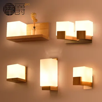 

Wall lamp bedside lamp bedroom reading lamp Nordic simple modern creative with plug switch open line wall lamp