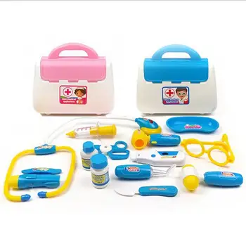 

15pcs Baby Kids Funny Toys Doctor Play sets Simulation Medicine Box Pretent Doctor Toys Stethoscope Injections Children gifts