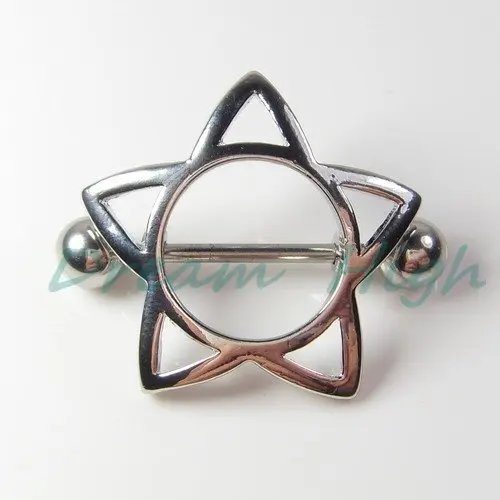 

Wholesale Nipple Piercing 316l Surgical Steel Nipple Ring Fashion Body Piercing Jewelry 12pcs/lot Free Shipping