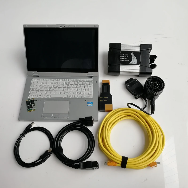 V12. программное обеспечение для BMW Icom Next A2 B C ISTA Inpa ETK в 480 ГБ SSD и б/у Altrabook CF-AX2 I5 8G для авто диагностический инструмент