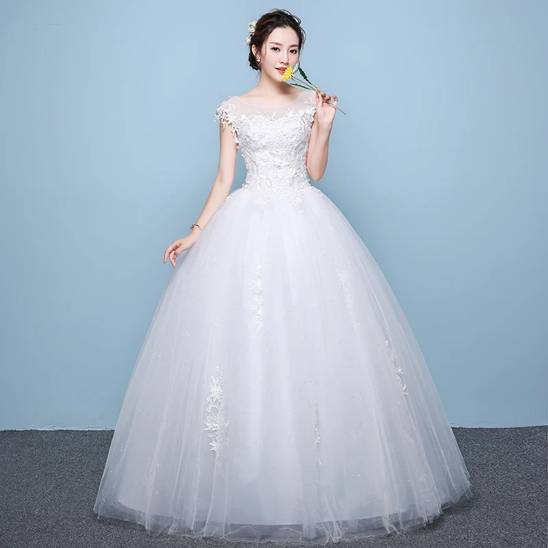 

Do Dower 2019 New Lace Wedding Dress Applique Lace Up Ball Gown Princess Vintage Wedding Dresses China Bridal Gowns