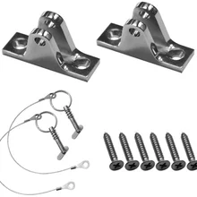 Морская лодка Бимини верхняя часть установки палуба шарнир из нержавеющей стали с штифтом Наклонный с болтом
